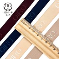 Bande élastique en nylon jacquard sergé personnalisée, haute élasticité, douce, pour accessoires de lingerie et de vêtements