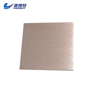 <span class=keywords><strong>Placa</strong></span> de Aleación de Cobre y Tungsteno de Alta Conductividad Térmica, Directo de Fábrica, W80CU20 - Product Image 1