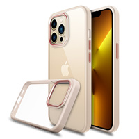 Étui résistant aux rayures et aux chocs pour iPhone 13 14, 1 pièce, prix d'usine, en alliage Transparent, 2mm, prix de gros
