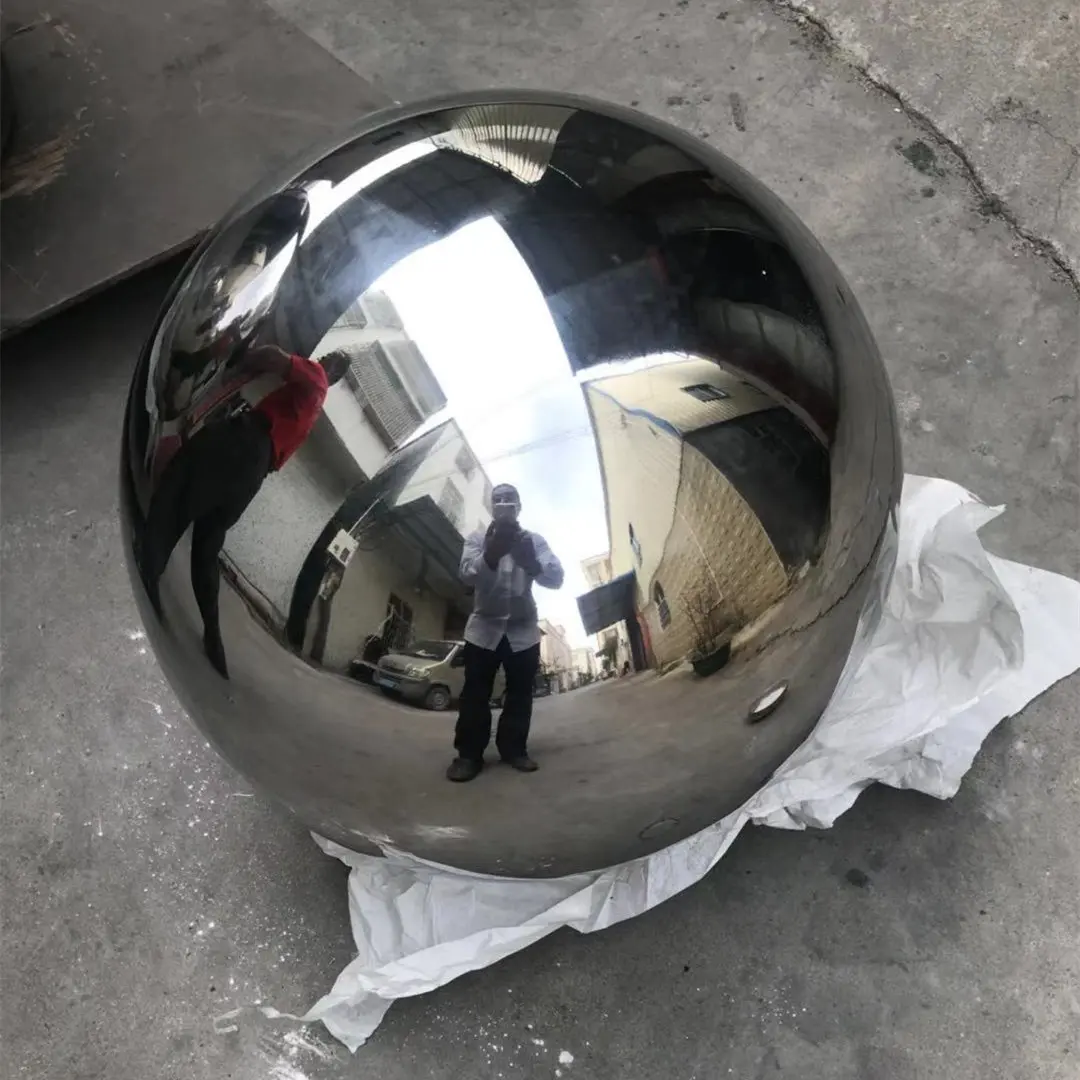 2000 mm Art sculpture Large Hollow Stainless Steel Sphere