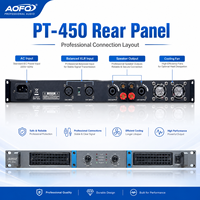 Amplificateur de puissance professionnel 1U double canal 400W avec transformateur toroïdal pour sonorisation live, enceintes DJ et systèmes PA