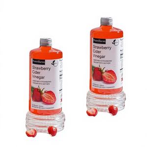 Vinagre de Sidra de Fresa Premium a Granel, Orgánico Certificado, 100% Puro, Grado Alimenticio, Marca Nutrifarm, Bolsas de 25/30/50 kg, Exportación - Product Image 1