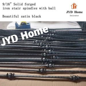 Balaustres de Hierro Forjado Serie <span class=keywords><strong>Toscana</strong></span>, 9/16 x 44 Pulgadas, Cuadrados Sólidos, Barandilla de Hierro Forjado, Martillados a Mano, Venta al por Mayor - Product Image 4