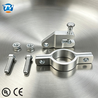 Collier de serrage industriel robuste en acier au carbone galvanisé au zinc, homologué CE, pour la protection antisismique, résistant à la corrosion, pour fixation OEM