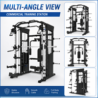 Machine de musculation tout-en-un Smith pour la salle de sport, machine Smith multifonctionnelle pour la maison