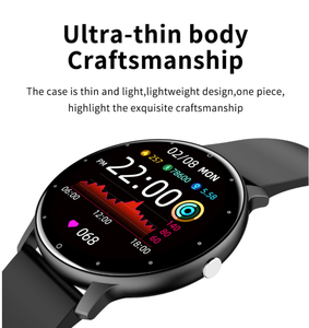 Dafit Ứng Dụng Điều Khiển 1.28Inch Màn Hình Mặt Tròn Smartwatch Cho Phụ Nữ Thể Thao Theo Dõi Huyết Áp Màn Hình Zl02d Thông Minh Đồng Hồ - Product Image 6