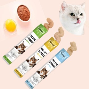 Suministro de fábrica OEM, bocadillo húmedo de pollo, 15g, <span class=keywords><strong>comida</strong></span> y golosinas para gatos, delicioso bocadillo para mascotas con sabor a carne de res - Product Image 2
