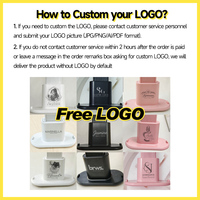 Lampe à ongles LED UV personnalisable avec logo OEM pour salon professionnel, outils de manucure/pédicure, lampe à ongles LED portable en forme de demi-lune