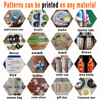 4050 UV Inkjet Printer DX7 XP600 A3+ Flatbed Flex Pattern Printer Plastic Phone Cases Acrylic Cylinders PVC ID Cards Metal Glass