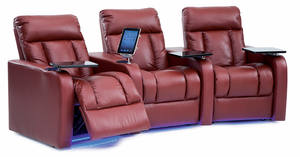 गर्म बेच कारखाना निर्मित सिनेमा बैठने की लक्जरी झुकनेवाला सोफे मिनी शीर्ष अनाज चमड़े - Product Image 2