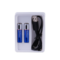 Supplier Terverifikasi AAA Baterai Lithium 1.5v 600mwh Isi Ulang USB Baterai Ion Lithium 1.5v 600mWh dengan Daya Tahan Lama