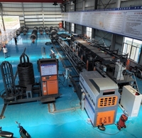 Station de travail automatique pour la fabrication de cages en acier, cage en acier pour pieux, diamètre de la cage 700 à 2500 mm, longueur de la cage 12 m, diamètre de la barre principale 18 à 40 mm