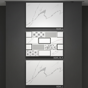 Carrelage mural de salle de bain en céramique OEM 30x45cm Concept de cuisine numérique 300x450mm Motif de conception unique avec faible absorption d'eau - Product Image 6