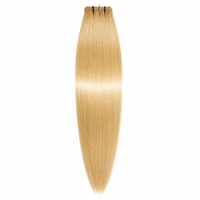 Vente en gros de cheveux humains vierges bruts à 100 %, Genius Weft, coupables, à l'aspect noué à la main, invisibles, super fins, micro-weft, sans retour de cheveux