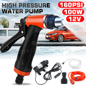 Lavadora de Autos Portátil de 12V, Pistola de Lavado de Alta Presión, Dispositivo Eléctrico de Limpieza para Autos - Product Image 1