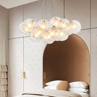 Contemporain Coloré Rond Lustre Lumière Moderne Pendentif Lustre Originalité Lampe Pour Hôtel Restaurant Plafond Décoratif