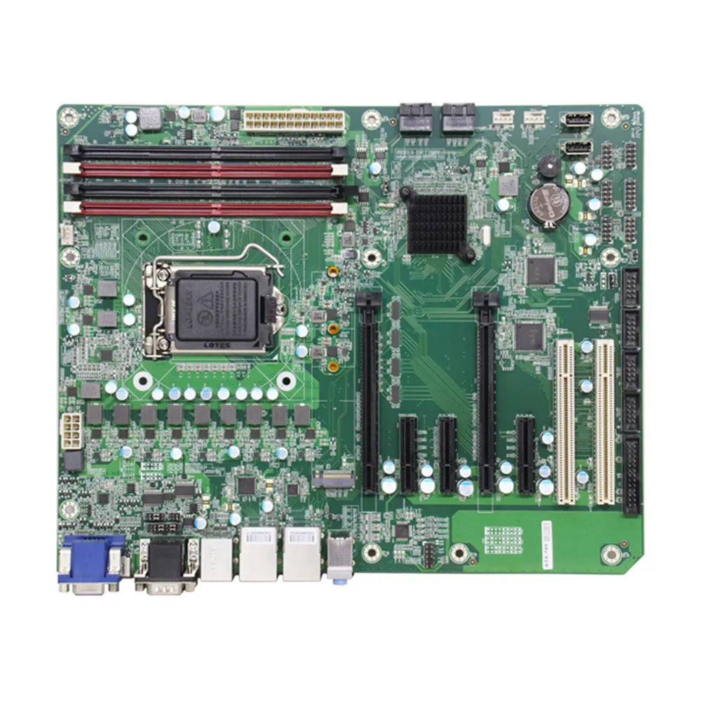 PC bo mạch chủ ATX Máy Trạm Bo mạch chủ LGA 1200 10th/11th thế hệ Core i9/i7/i5/i3 Bộ vi xử lý công nghiệp Bo mạch chủ