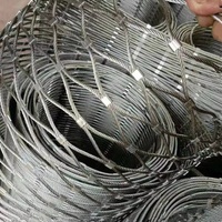 Filets de sécurité en maille de corde en acier inoxydable personnalisés pour escaliers et balcons, tissage uni durable, clôture de protection anti-chute