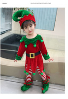 Costume de Noël fantaisie pour filles, robe de fée verte mignonne pour fête, vêtements à thème de Noël pour enfants