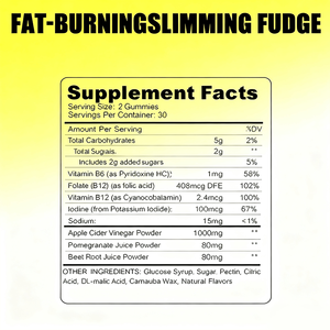 Fabricante Líder de Gomitas Energéticas al por Mayor, Marca Privada, Fórmula de Vinagre de Sidra de Manzana y B6, Muestras Gratis - Product Image 2