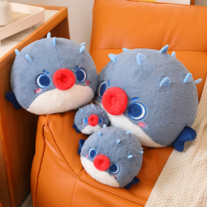 ตุ๊กตาปลาปักเป้าสีชมพูขนาดใหญ่ นุ่มนิ่ม น่ากอด ขายส่ง - Product Image 2