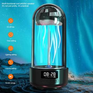 Bluetooth-Compatible <b>Wireless</b> Lighting Speaker with Colorful <b>Light</b> Smart Jellyfish Speaker Subwoofer for Bedroom Decoration - Product Image 2