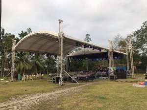 Sistema de armazón de techo de aleación de aluminio, armazón de techo de aluminio con pernos de escenario, armazón de iluminación para conciertos, escenario móvil para conciertos - Product Image 3