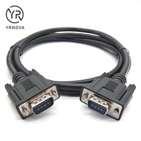Cable Serial RS232 DB9 Macho a Hembra, Longitud Personalizada, 9 Pines, D-Sub, Blindado, Revestimiento de PVC con Cobre Estañado, IP65 Impermeable, para Computadora