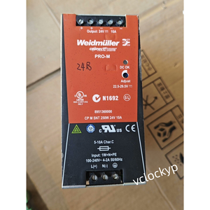 1ชิ้นอุปกรณ์จ่ายไฟแบบสวิตชิ่งรุ่นใหม่จาก Weidmuller รหัส8951360000 CP M SNT กำลังไฟ250วัตต์แรงดัน24โวลต์กระแส10แอมป์ - Product Image 1