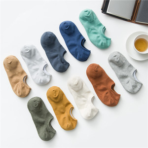 KANGYI Plain <strong>Coloured</strong> Short <strong>Socks</strong> New Fashion No Show Mens <strong>Socks</strong> Low Cut Ankle <strong>Socks</strong> for Men - Product Image 1