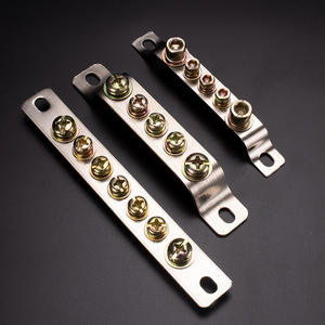 Bornes de busbar neutre et de terre TCL 5-7-7-10 trous en cuivre avec fil de terre neutre 0 - Product Image 1