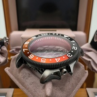 Cocok untuk Gerakan NH34/5/6 SKX007 009 31.5mm Step Side Tanpa Bevel Double Dome Jam Tangan Kristal Kaca Safir