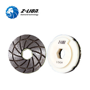 Vendita calda 5 ''125mm diamante lucidatura cuscinetti di plastica per lumache per lucidatura di bordi in marmo granito - Product Image 2