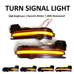 Per Skoda <span class=keywords><strong>KODIAQ</strong></span> 2016 2017 2018 2019 2020 ambra dinamica LED indicatore di direzione specchio laterale lampada lampeggiante - Product Image 2