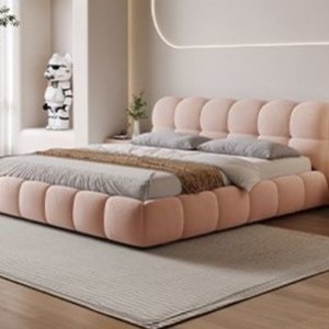 Muebles de Dormitorio Modernos de Lujo, Cama Reclinable Completa de Alta Gama, Estructura de Cama Suave, Tapicería Ecológica y Duradera, Almacenamiento Principal - Product Image 4