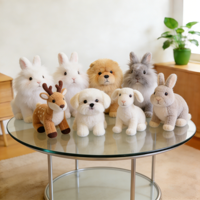 Groothandel Bulk Prijsleverancier 4 inch 12 inch Gemengde Konijn Dierenfiguur Pluche Speelgoed Attractiehal Klauw Prijsvoorraad