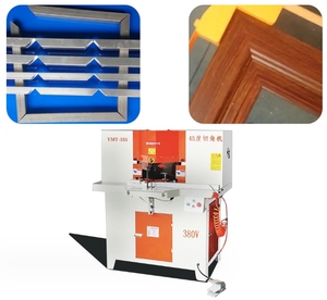 Máquina de Corte Neumática para Biselado de Puertas y Ventanas, Máquina de Corte de Aluminio para Trabajos en Madera, Sierra Angular Hidráulica de Doble Cabezal - Product Image 5