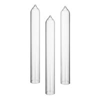 Ensemble de bouchons d'extrémité pour tubes en verre de quartz transparent, en silice fondue, protection de tuyaux transparents, sur mesure pour atelier - soudage, découpe 99,99%