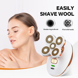 Depiladora Portátil Recargable por USB para Mujer, Cinco Cuchillas de Acero Inoxidable, Resistente al Agua, Recortadora de Bikini para Vello Corporal, Uso Doméstico y en Hoteles - Product Image 3