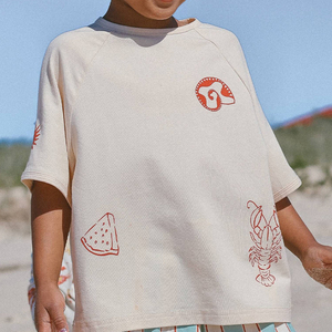Camisetas de Algodón de Bambú para Niños, Camiseta Orgánica Raglan, Camiseta Infantil Sostenible, Camisetas Personalizadas para Niños, Camisetas para Niñas - Product Image 5