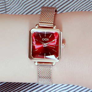 Reloj cuadrado pequeño y elegante para mujer, sencillo y moderno, a la moda y casual, un éxito de ventas a nivel internacional. - Product Image 1