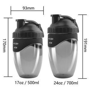 Vaso Mezclador de Plástico con Logotipo Personalizado, 700 ml, Libre de BPA, Botella Deportiva para Regalos Promocionales, Eventos de Gimnasio, Marca Corporativa - Product Image 4