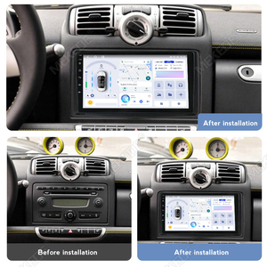 MEKEDE X10 X20 X30 X40 UIS7865 8+128G  QLED AKM DSP ระบบไร้สาย Car-Play Android Auto สำหรับรถเบนซ์ สมาร์ท ปี 2006-2009 - Product Image 4