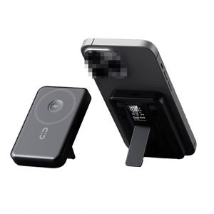 Batterie externe portable 10000 mAh avec charge sans fil 15W, chargeur rapide PD22.5W 4-en-1 pour le voyage avec support - Product Image 1