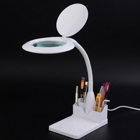Lampe LED de bureau pour extension de cils, lampe à ongles pour salon de beauté, lampe de bureau LED avec loupe intégrée, meilleure vente