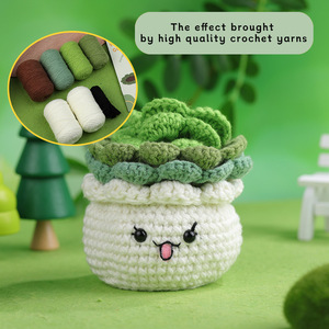 Kit de démarrage au crochet KIVA pour débutants, enfants - Thème animaux et nature, fournitures d'artisanat en feutre, tutoriels vidéo étape par étape, fait main - Product Image 5