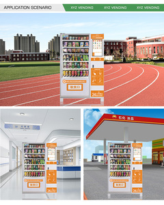 Bệnh viện khách sạn sân bay 24 giờ tự cửa hàng Màn hình cảm ứng thực phẩm và đồ uống kết hợp máy bán hàng tự động - Product Image 4