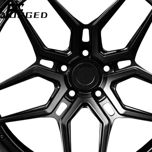 Bc Forged Manufacturer 18 19 <span class=keywords><strong>20</strong></span> 21 22 23 24 Pulgadas Monobloque Acabado en negro 6061-T6 Ruedas de aleación de aluminio Fibra de carbono - Product Image 6