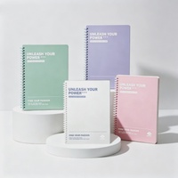 Carnet à spirales personnalisé à couverture rigide, impression numérique avec bloc-notes, fournitures de bureau et scolaires en gros, prix d'usine