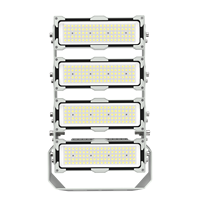 Projecteur LED extérieur 200W IP67 pour terrains de tennis, en aluminium moulé sous pression ADC12, avec lentille PC + verre, réflecteur de stade, CRI 70
